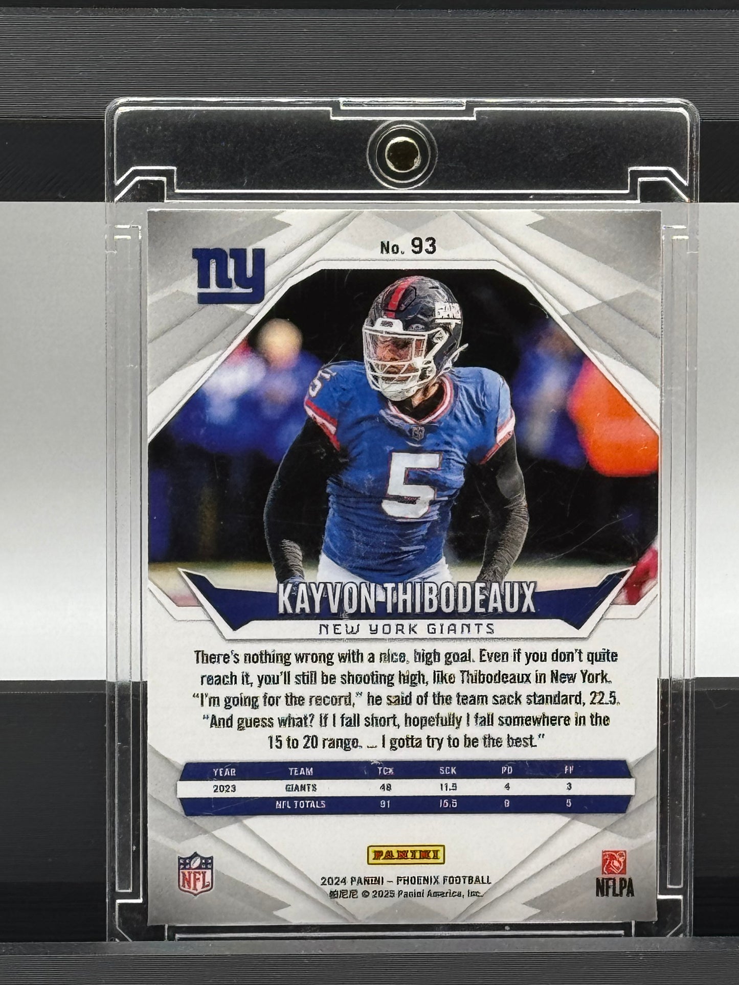 2024 Panini Phoenix #93 Kayvon Thibodeaux