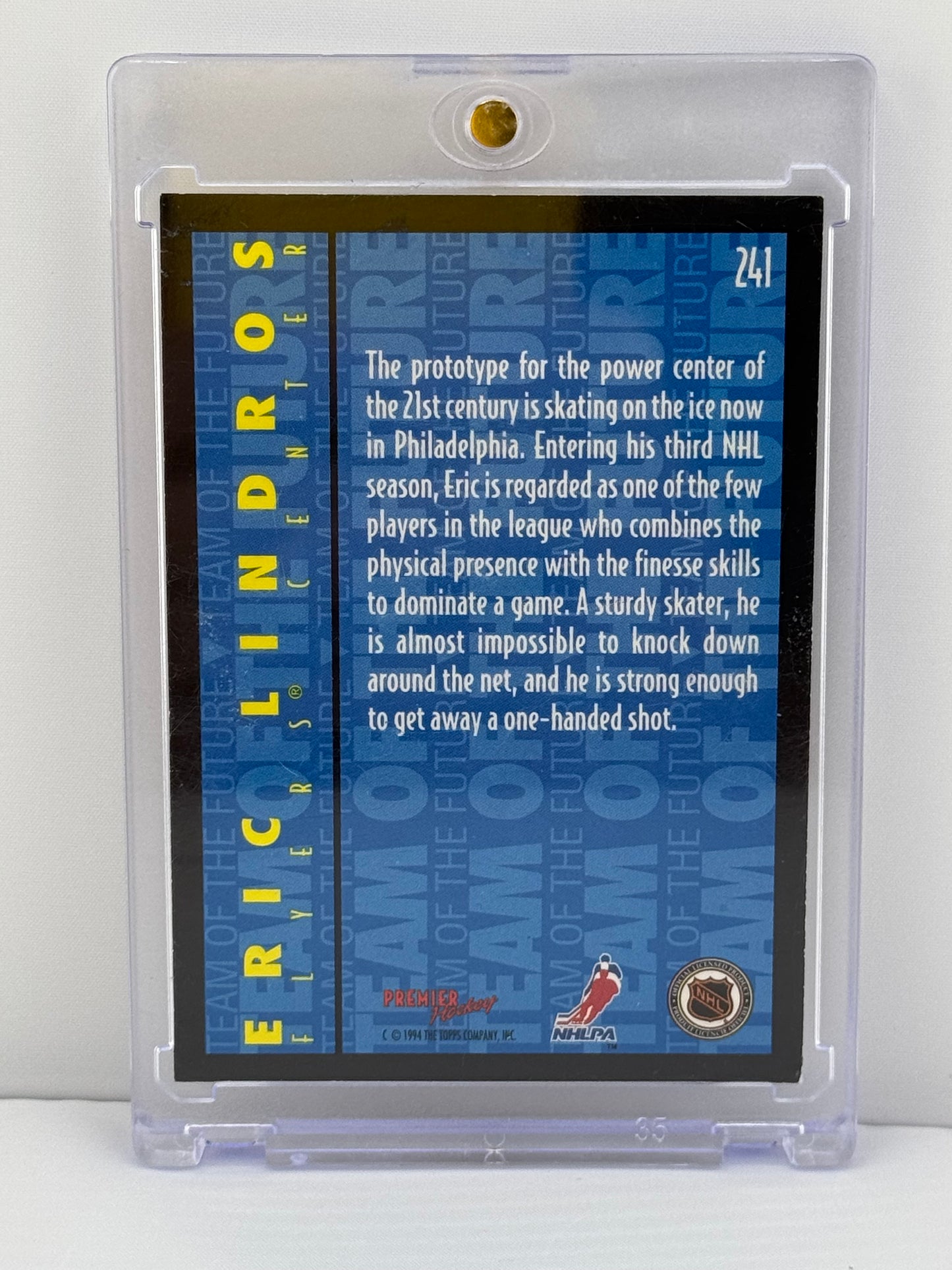 1994 Topps Premier Hockey #241 Eric Lindros Philadelphia Flyers