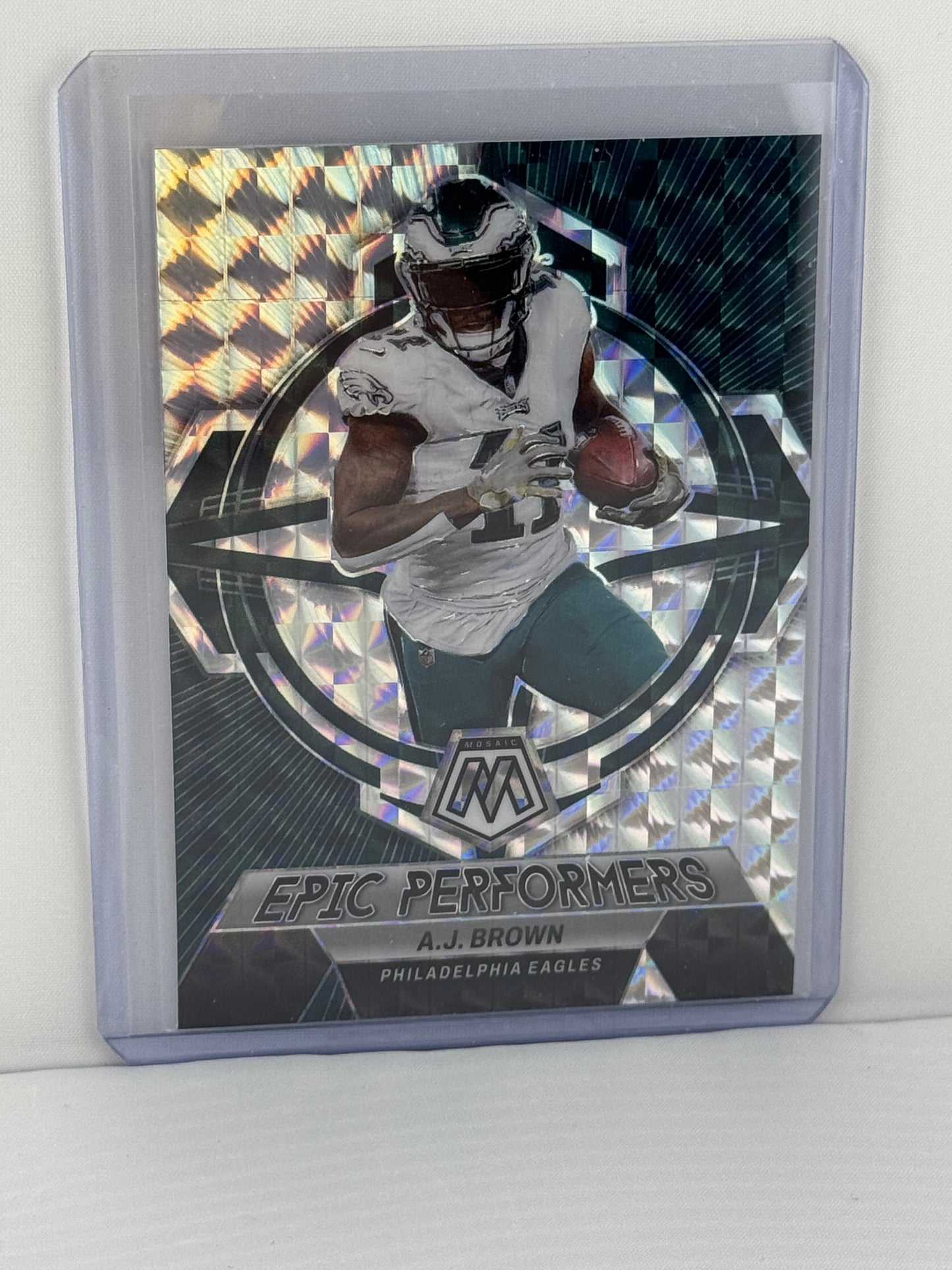 2023 Mosaic #EP-AB AJ Brown Epic Performers Prizm Philadelphia Eagles