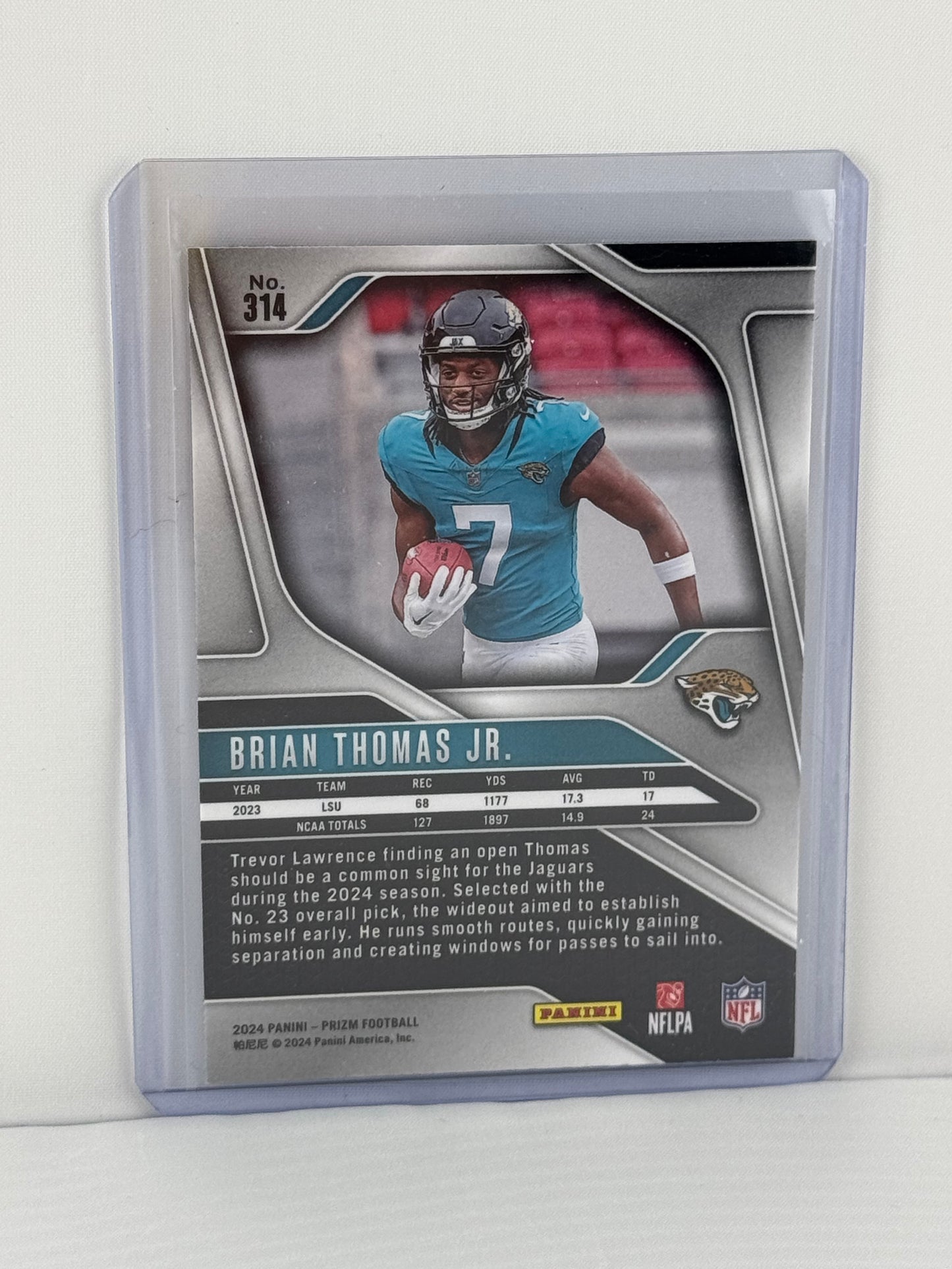 2024 Prizm #314 Brian Thomas Jr. RC Jacksonville Jaguars