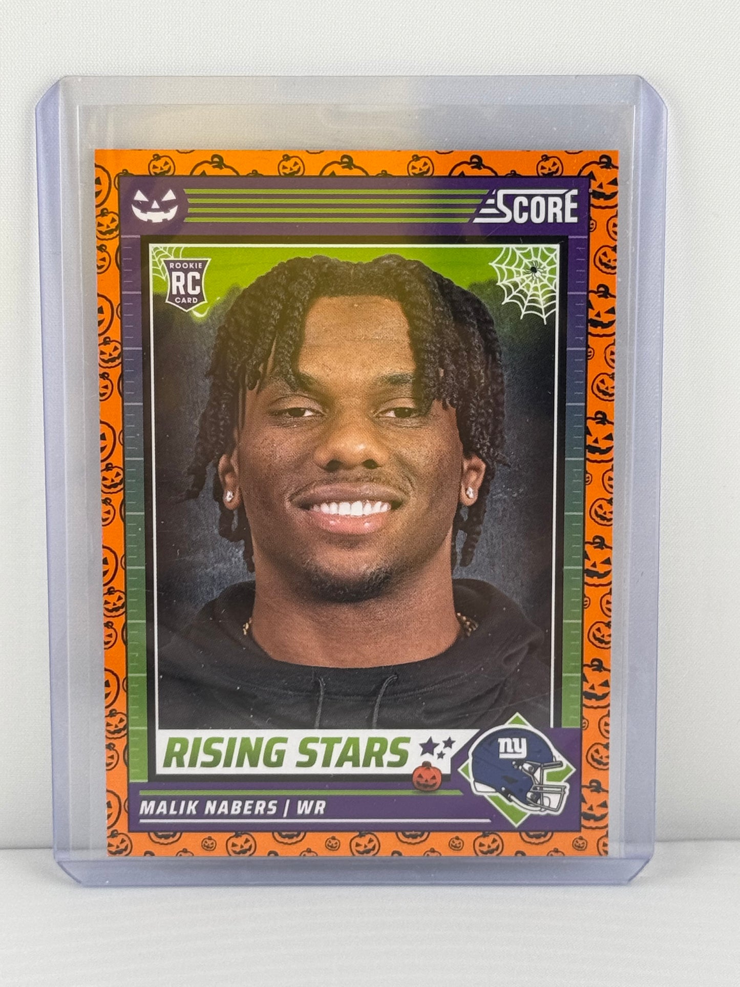 2024 Score-A-Treat #37 Malik Nabers RC Orange New York Giants