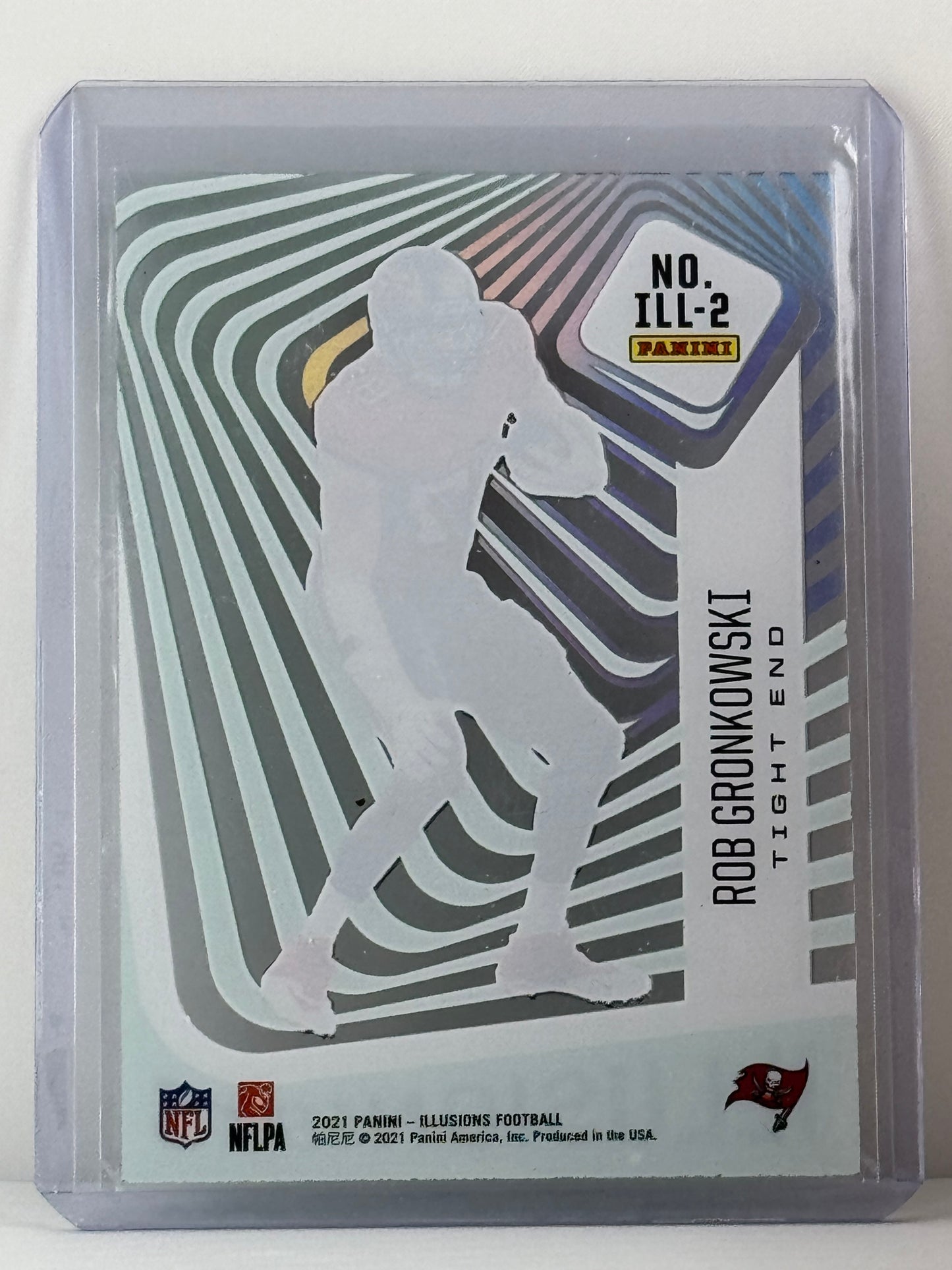 2021 Panini Illusions #ILL-2 Rob Gronkowski Illusionists Green Tampa Bay Buccaneers