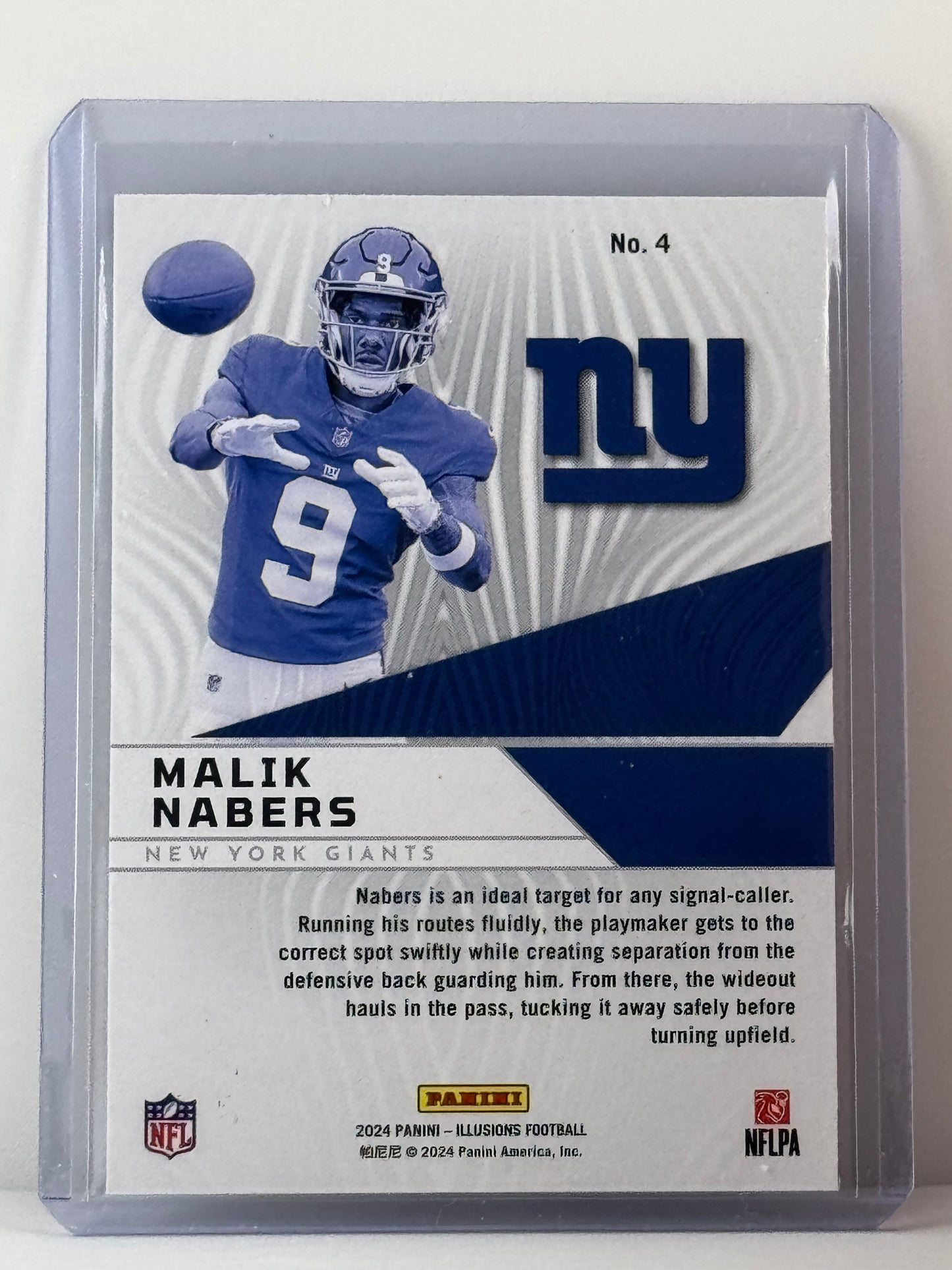 2024 Panini Illusions #4 Malik Nabers Amazing RC New York Giants