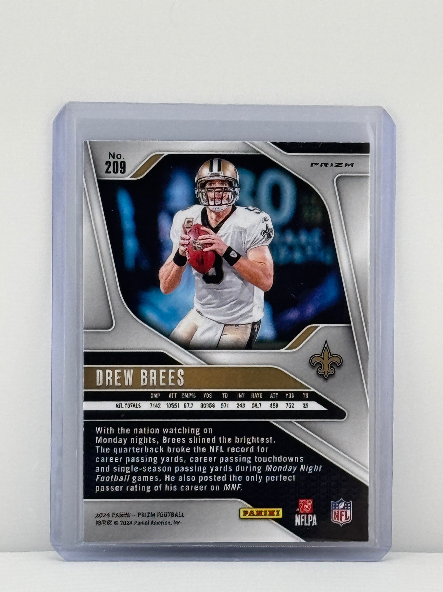 2024 Prizm #209 Drew Brees Silver Prizm New Orleans Saints