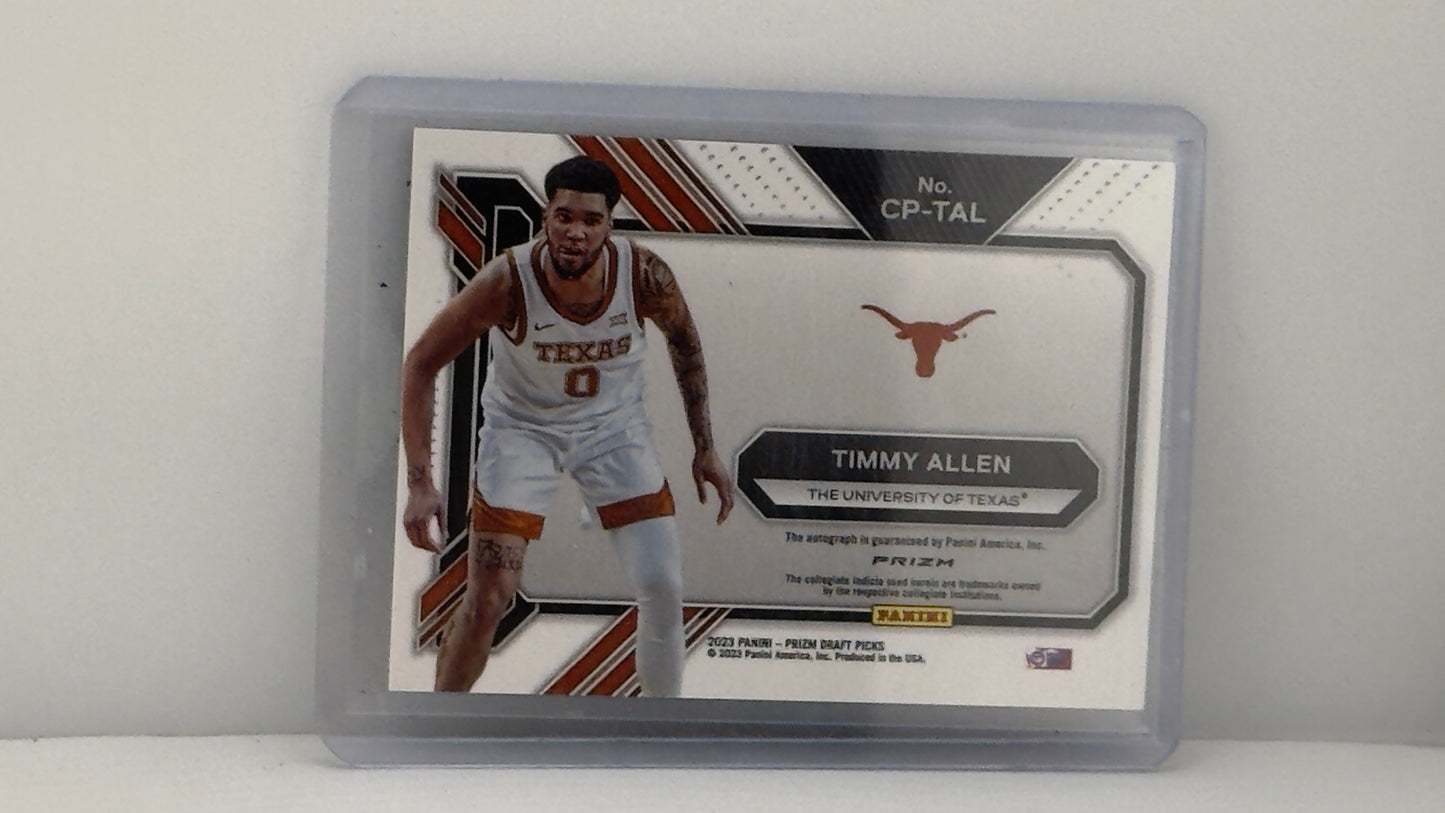2023 Prizm Draft Picks #CP-TAL Timmy Allen College Penmanship Auto RC Memphis Grizzlies