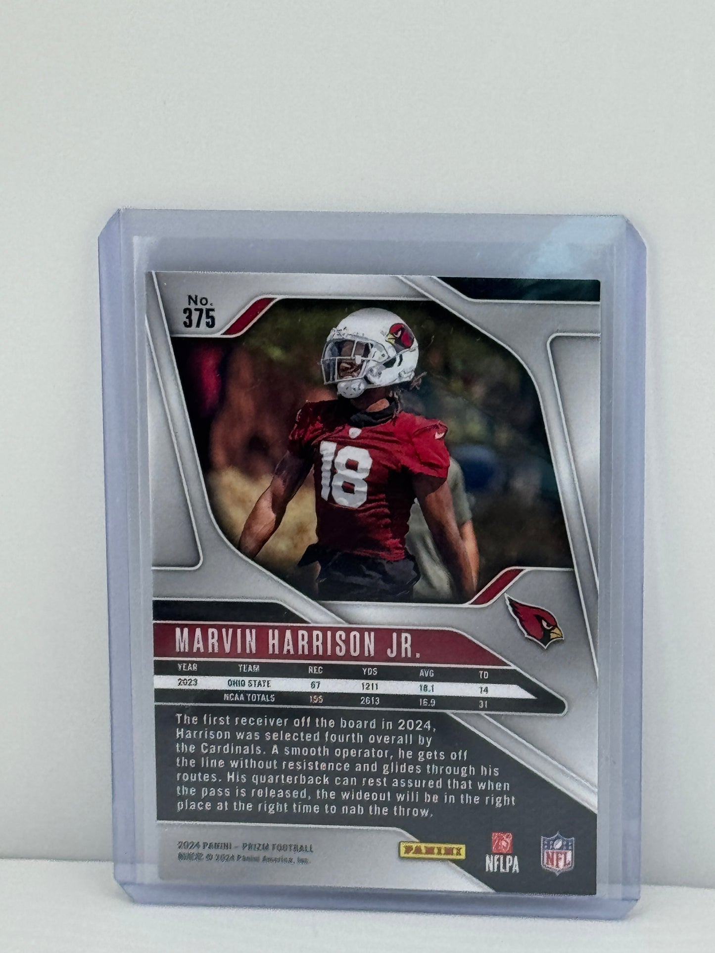 2024 Prizm #375 Marvin Harrison Jr. RC Arizona Cardinals