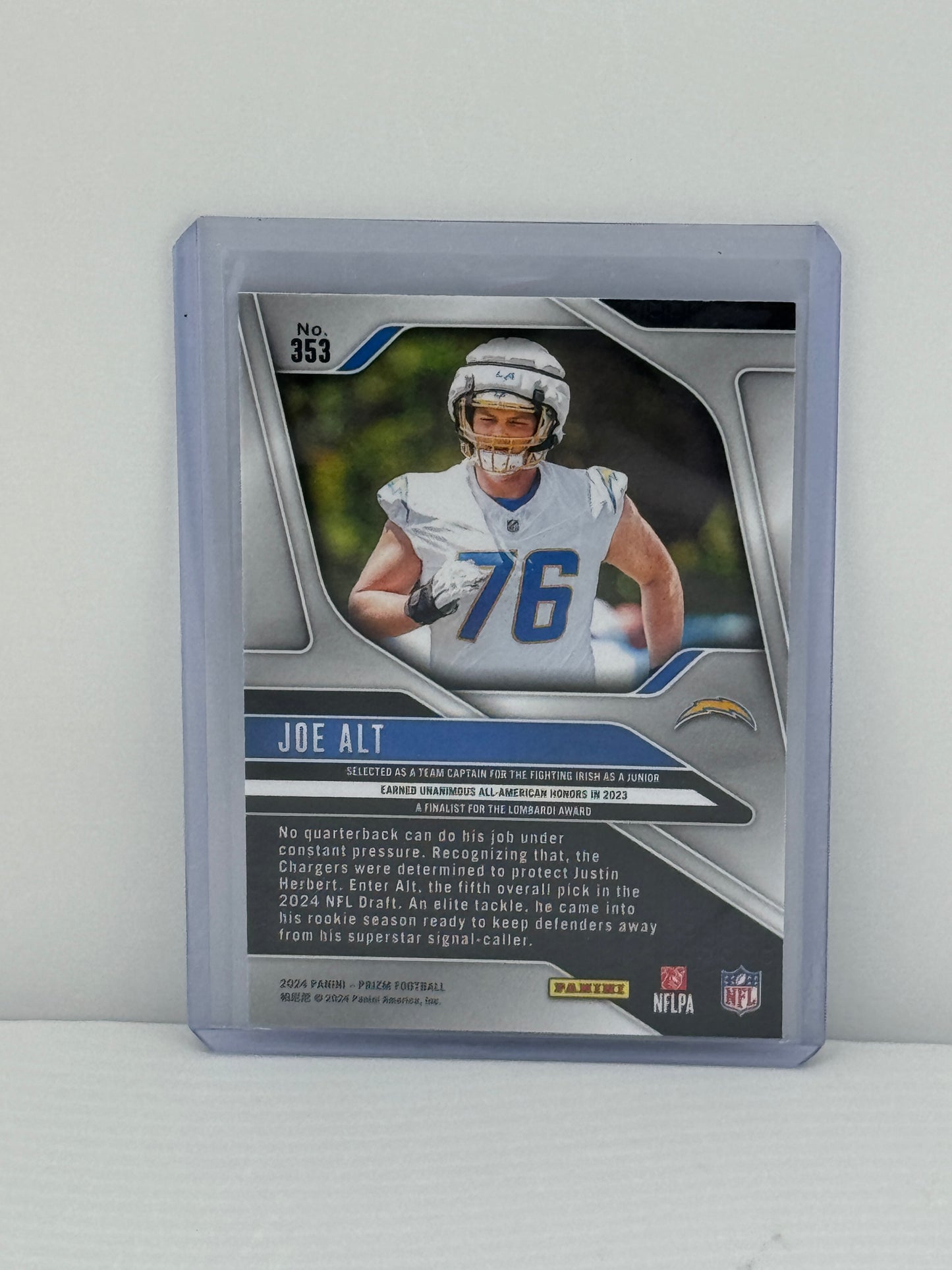 2024 Prizm #353 Joe Alt RC Los Angeles Chargers
