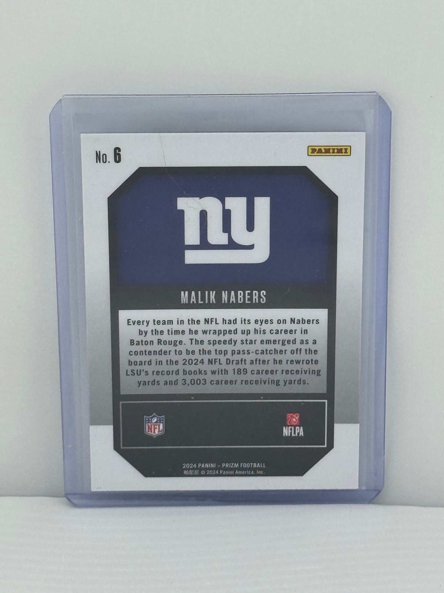 2024 Panini Mosaic #6 Malik Nabers Emergent RC New York Giants