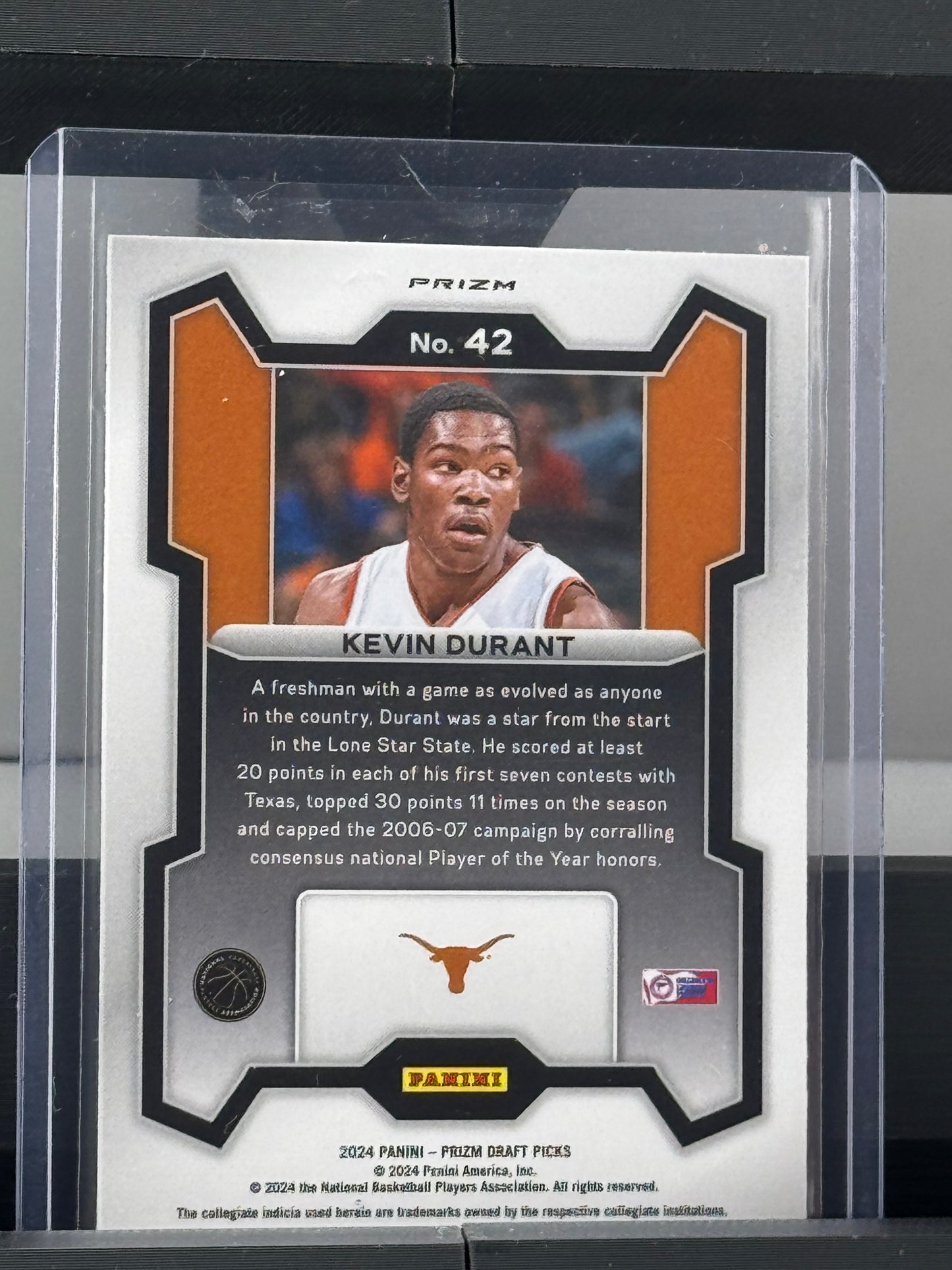 2024 Prizm Draft Picks #42 Kevin Durant Red Cracked Ice Phoenix Suns