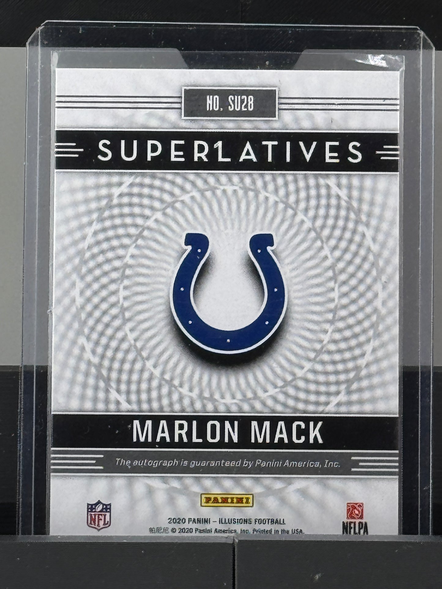 2020 Panini Illusions #SU28 Marlon Mack Superlatives Auto Indianapolis Colts