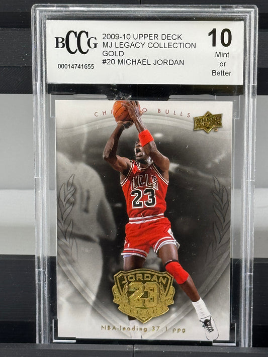 2009-10 Upper Deck MJ Legacy Collection Gold #20 Michael Jordan BCCG 10