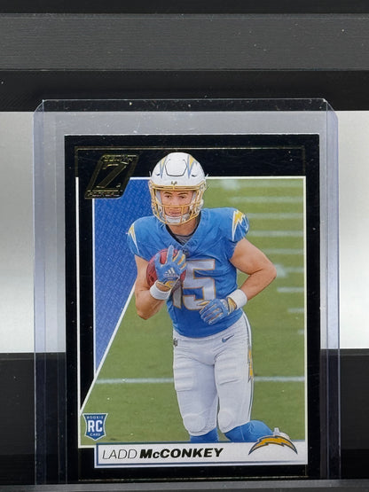 2024 Panini Zenith # 166 Ladd McConkey RC Los Angeles Chargers