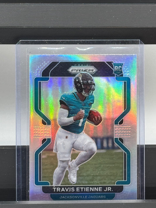 2021 Panini Prizm #V-344 Travis Etienne Silver RC Jacksonville Jaguars