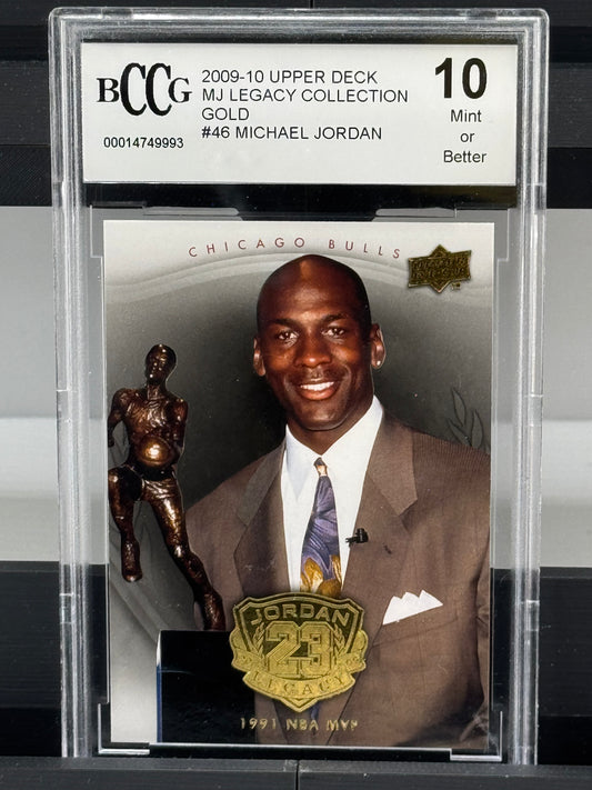 2009-10 Upper Deck MJ Legacy Collection Gold #46 Michael Jordan BCCG 10