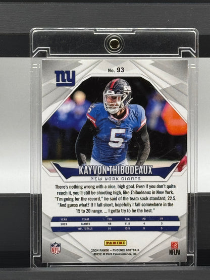 2024 Panini Phoenix #93 Kayvon Thibodeaux