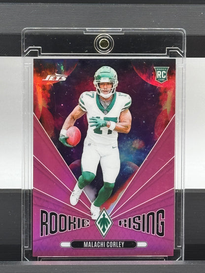 2024 Panini Phoenix #RR-MCY Malachi Corley Rookie Rising RC 08/08 New York Jets