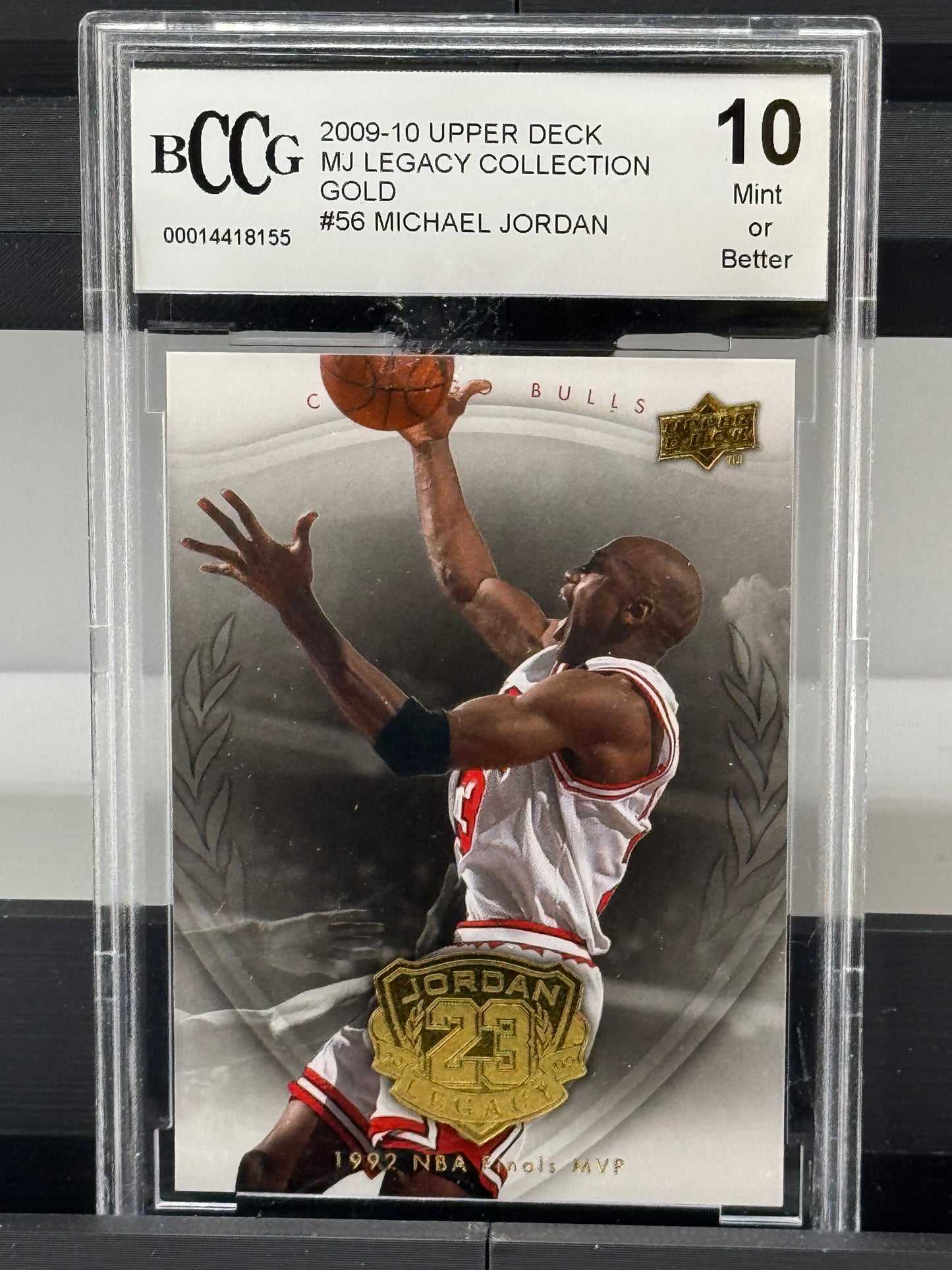 2009-10 Upper Deck MJ Legacy Collection Gold #56 Michael Jordan BCCG 10