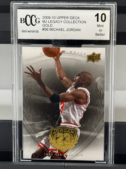 2009-10 Upper Deck MJ Legacy Collection Gold #56 Michael Jordan BCCG 10