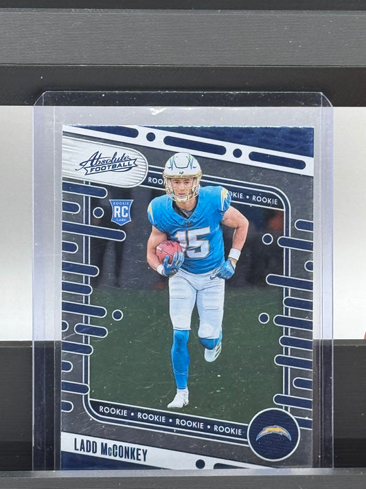 2024 Panini Absolute #134 Ladd McConkey RC Los Angeles Chargers