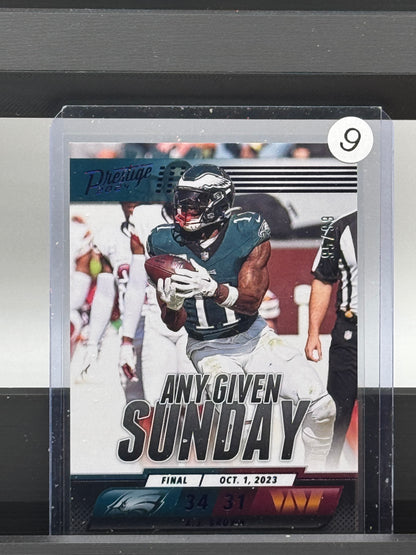 2024 Panini Prestige #AGS-ABN AJ Brown Xtra Points Any Given Sunday Philadelphia Eagles