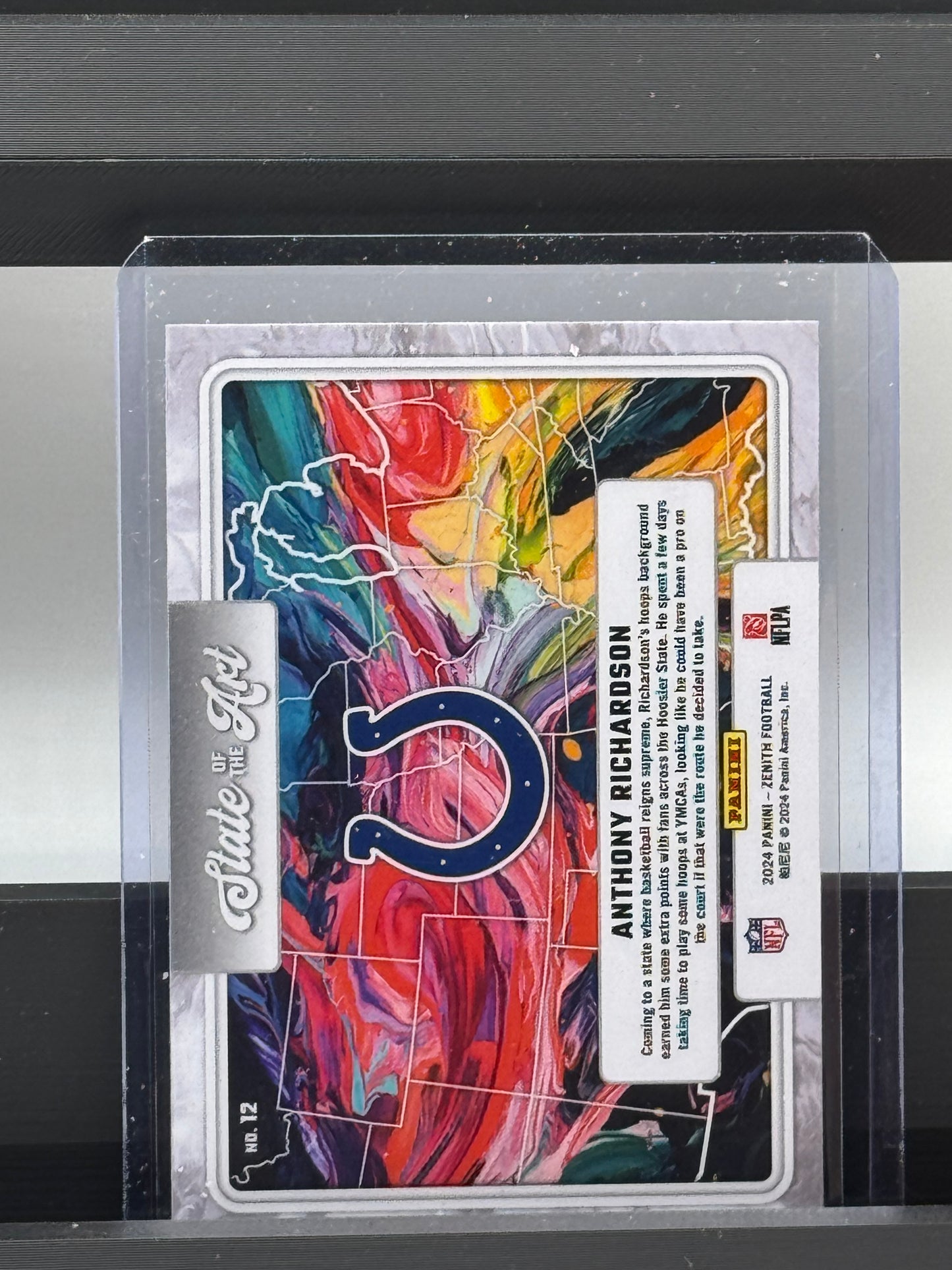 2024 Panini Zenith # 12 Anthony Richardson State of the Art