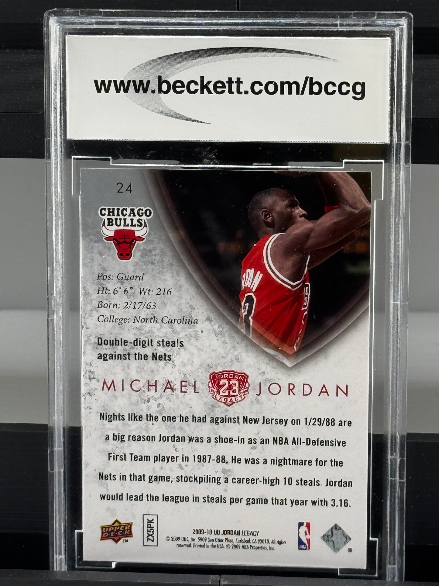 2009-10 Upper Deck MJ Legacy Collection Gold #24 Michael Jordan BCCG 10