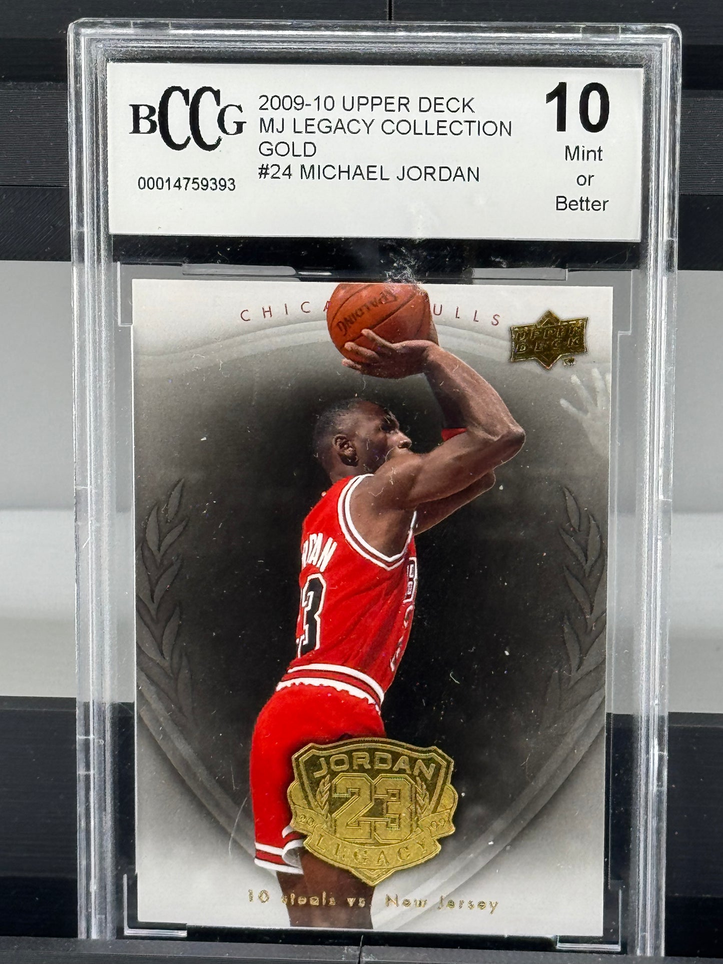 2009-10 Upper Deck MJ Legacy Collection Gold #24 Michael Jordan BCCG 10