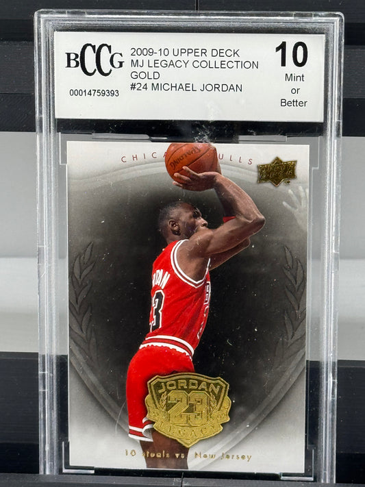 2009-10 Upper Deck MJ Legacy Collection Gold #24 Michael Jordan BCCG 10