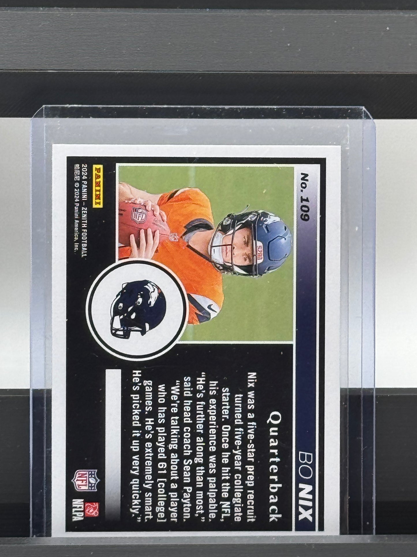 2024 Panini Phoenix #109 Bo Nix RC Denver Broncos