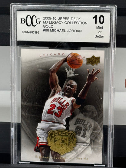 2009-10 Upper Deck MJ Legacy Collection Gold #88 Michael Jordan BCCG 10
