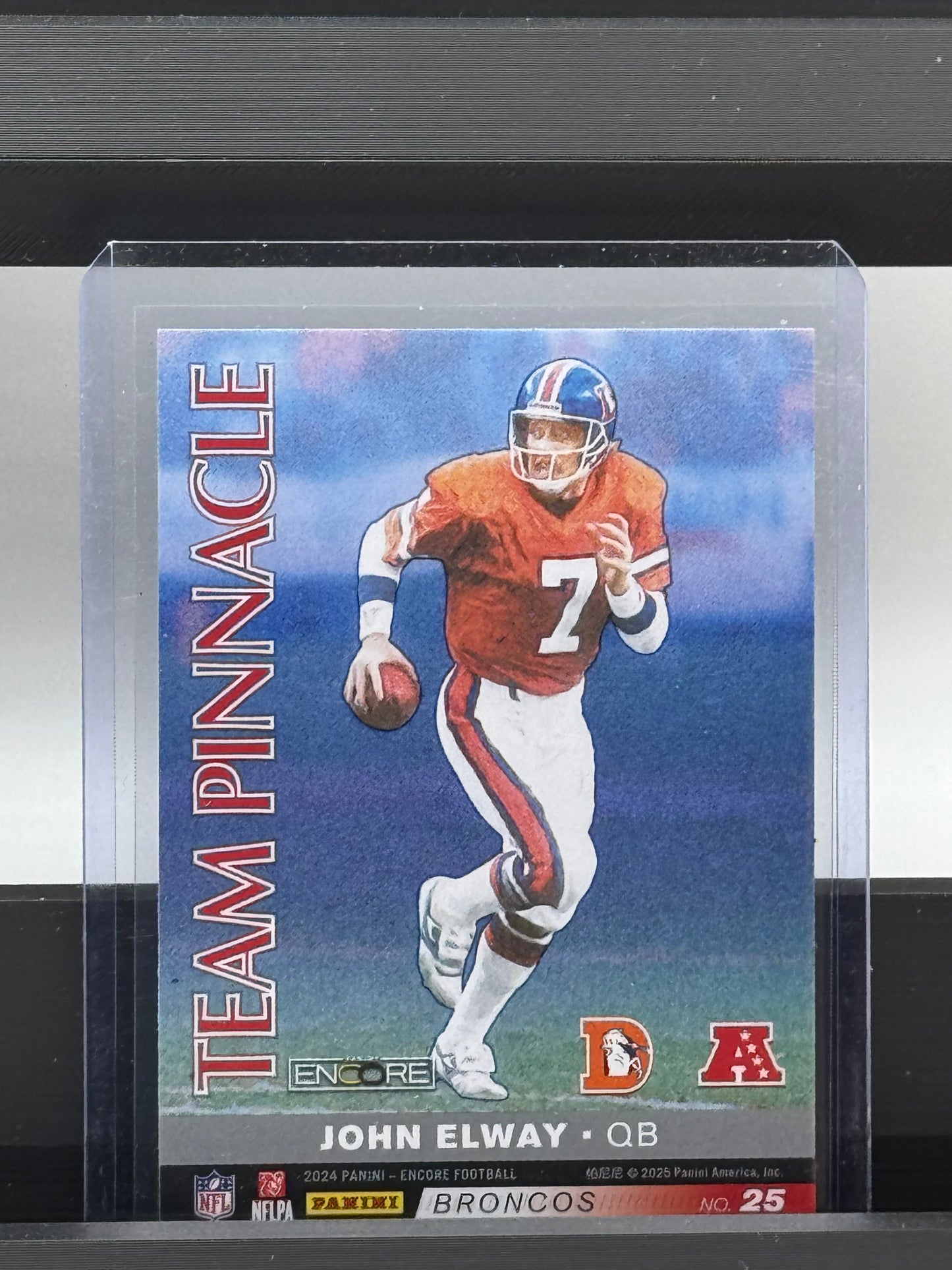 2024 Panini Encore #25 John Elway / Brett Favre Green Bay Packers / Denver Broncos