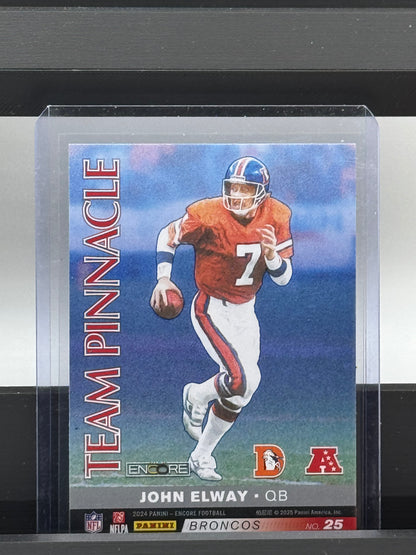 2024 Panini Encore #25 John Elway / Brett Favre Green Bay Packers / Denver Broncos