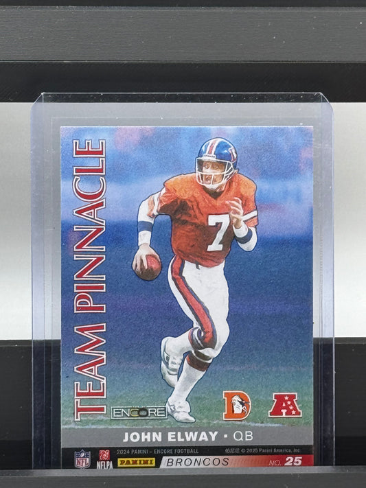 2024 Panini Encore #25 John Elway / Brett Favre Green Bay Packers / Denver Broncos