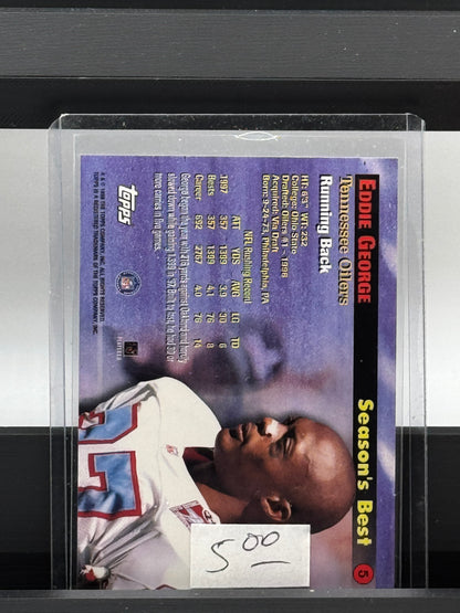 1988 Topps #5 Eddie George Houston Oilers