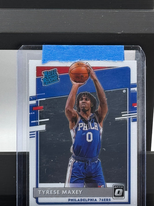 2020-21 Donruss Optic #171 Tyrese Maxey RC Philadelphia 76ers