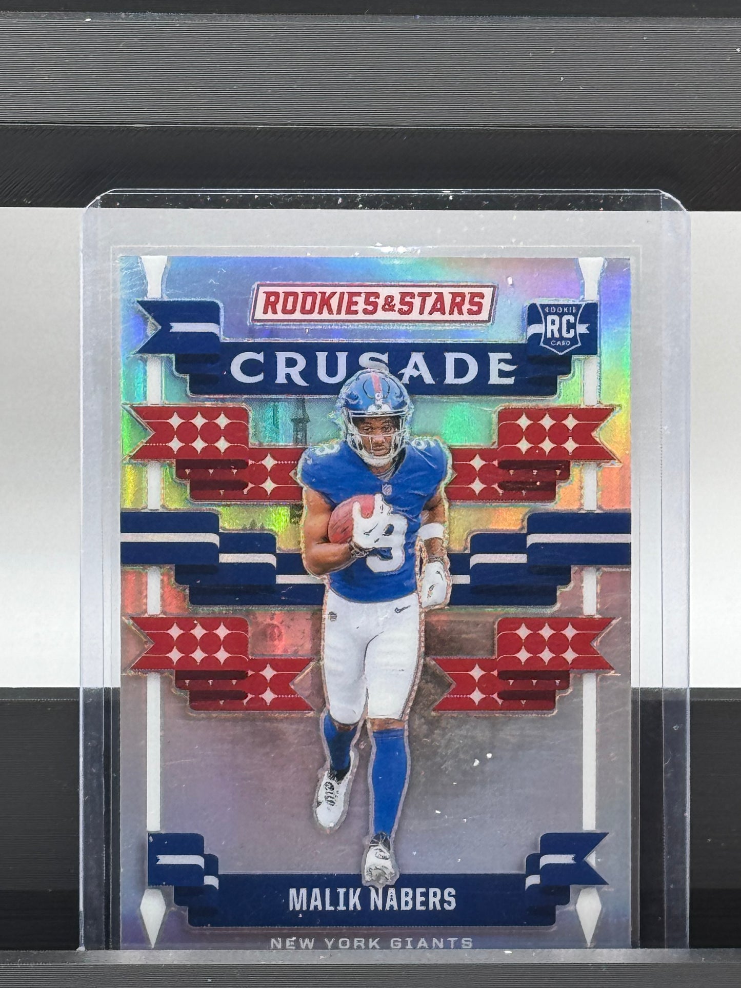 2024 Panin Rookies & Stars #C-MNS Malik Nabers Crusade Silver Prizm New York Giants