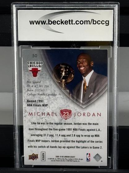 2009-10 Upper Deck MJ Legacy Collection Gold #50 Michael Jordan BCCG 10