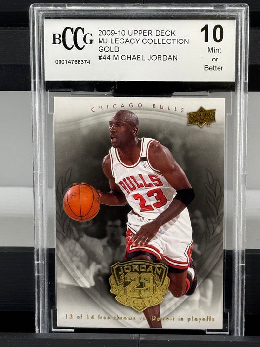 2009-10 Upper Deck MJ Legacy Collection Gold #44 Michael Jordan BCCG 10