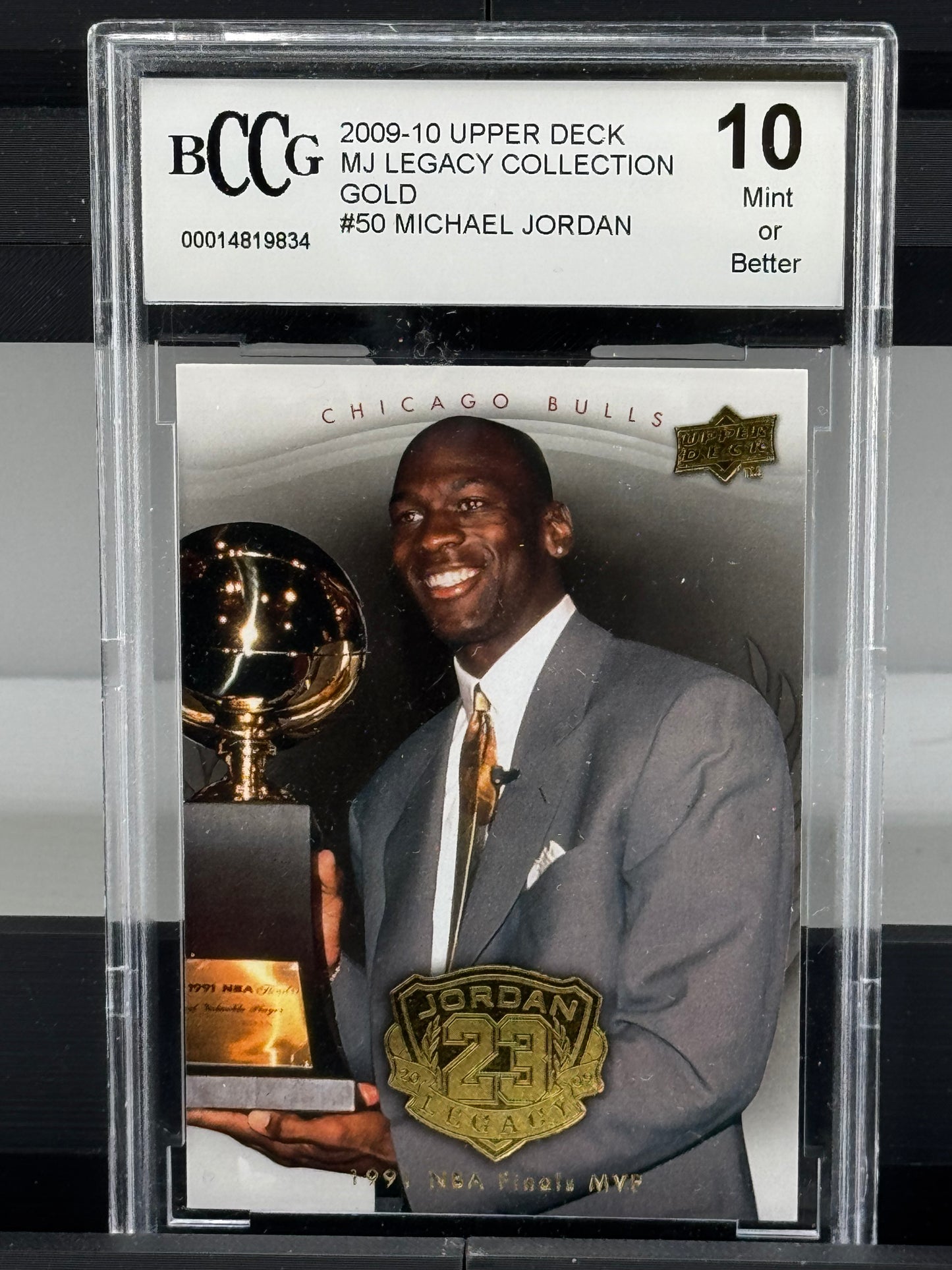 2009-10 Upper Deck MJ Legacy Collection Gold #50 Michael Jordan BCCG 10