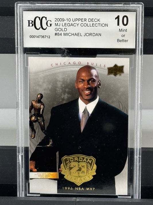 2009-10 Upper Deck MJ Legacy Collection Gold #84 Michael Jordan BCCG 10
