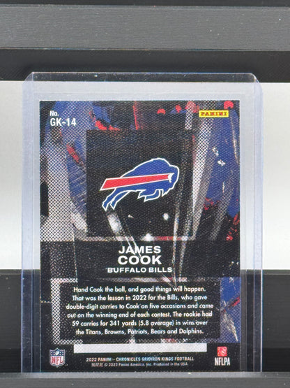 2022 Chronicles Gridiron Kings #GK-14 James Cook RC Buffalo Bills
