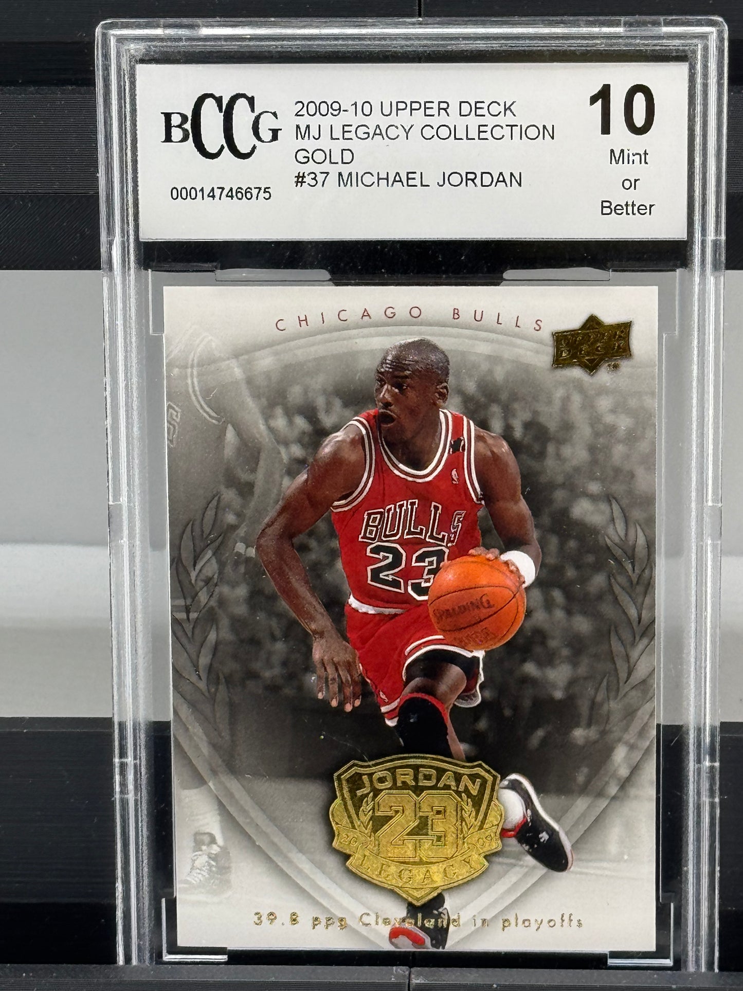 2009-10 Upper Deck MJ Legacy Collection Gold #37 Michael Jordan BCCG 10