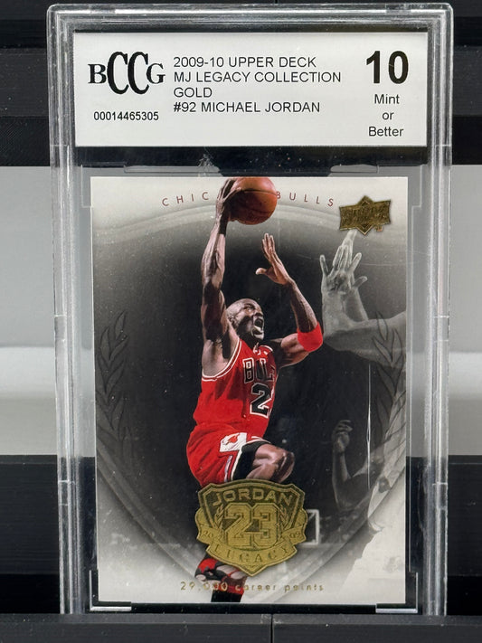 2009-10 Upper Deck MJ Legacy Collection Gold #92 Michael Jordan BCCG 10