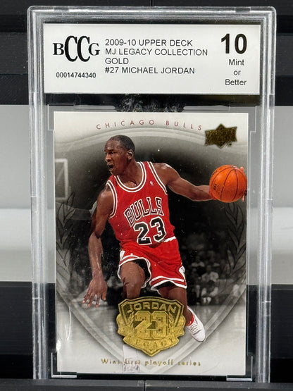2009-10 Upper Deck MJ Legacy Collection Gold #27 Michael Jordan BCCG 10