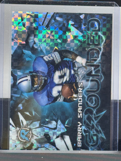 2024 Topps Resurgent #RG-6 Barry Sanders Grounded Checkerboard Detroit Lions