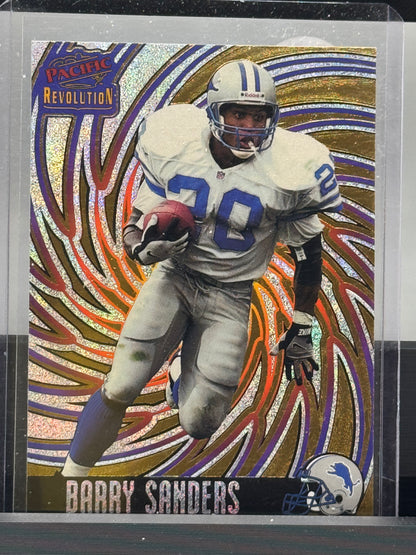 1998 Pacific Revolution #48 Barry Sanders Holo Foil SSP Detroit Lions