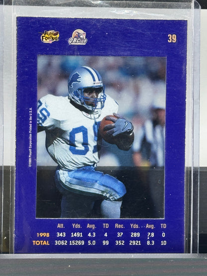1999 Absolute Playoff #39 Barry Sanders Detroit Lions