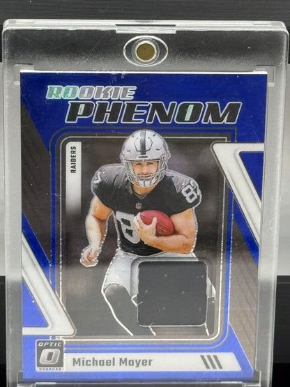2023 Panini Donruss Optic #RP-MMA Michael Mayer Rookie Phenom Patch Las Vegas Raiders