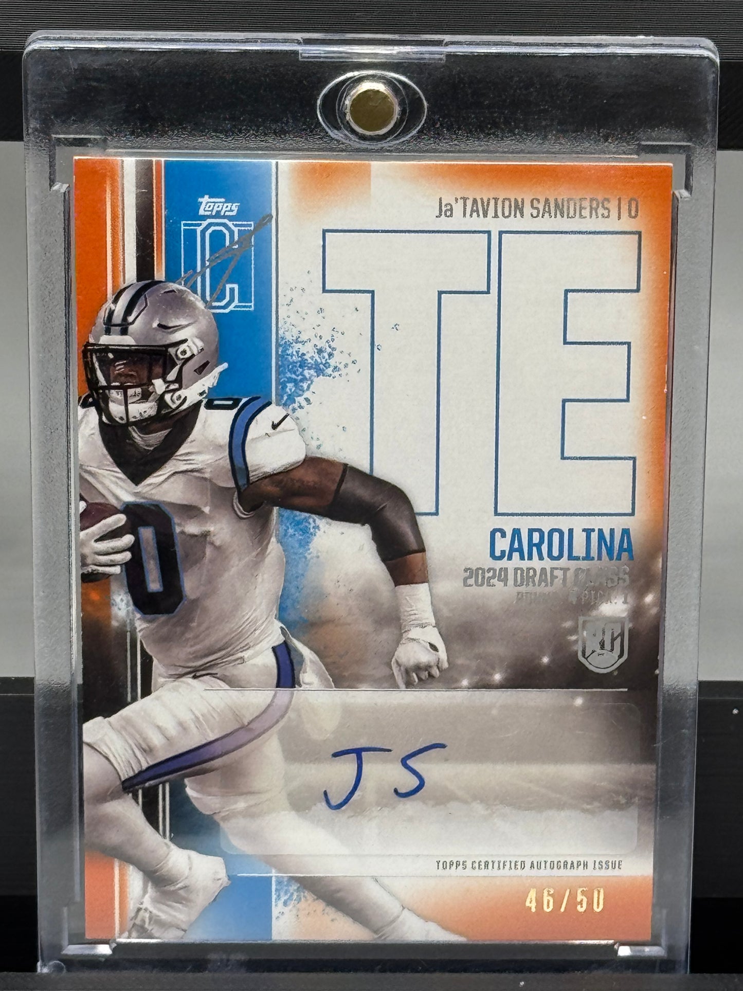 2024 Topps Signature Class #RCA-JSA JaTavion Sanders Auto Carolina Panthers