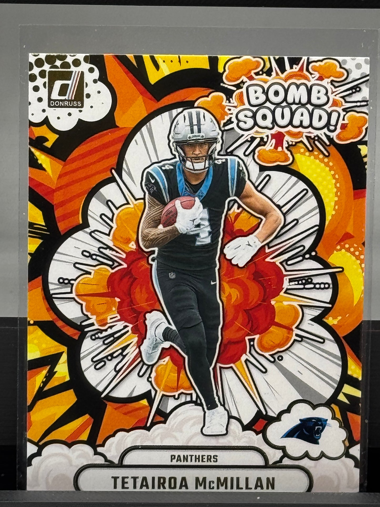 2025 Donruss #BS-TMN Tetairoa McMillan Bomb Squad Carolina Panthers